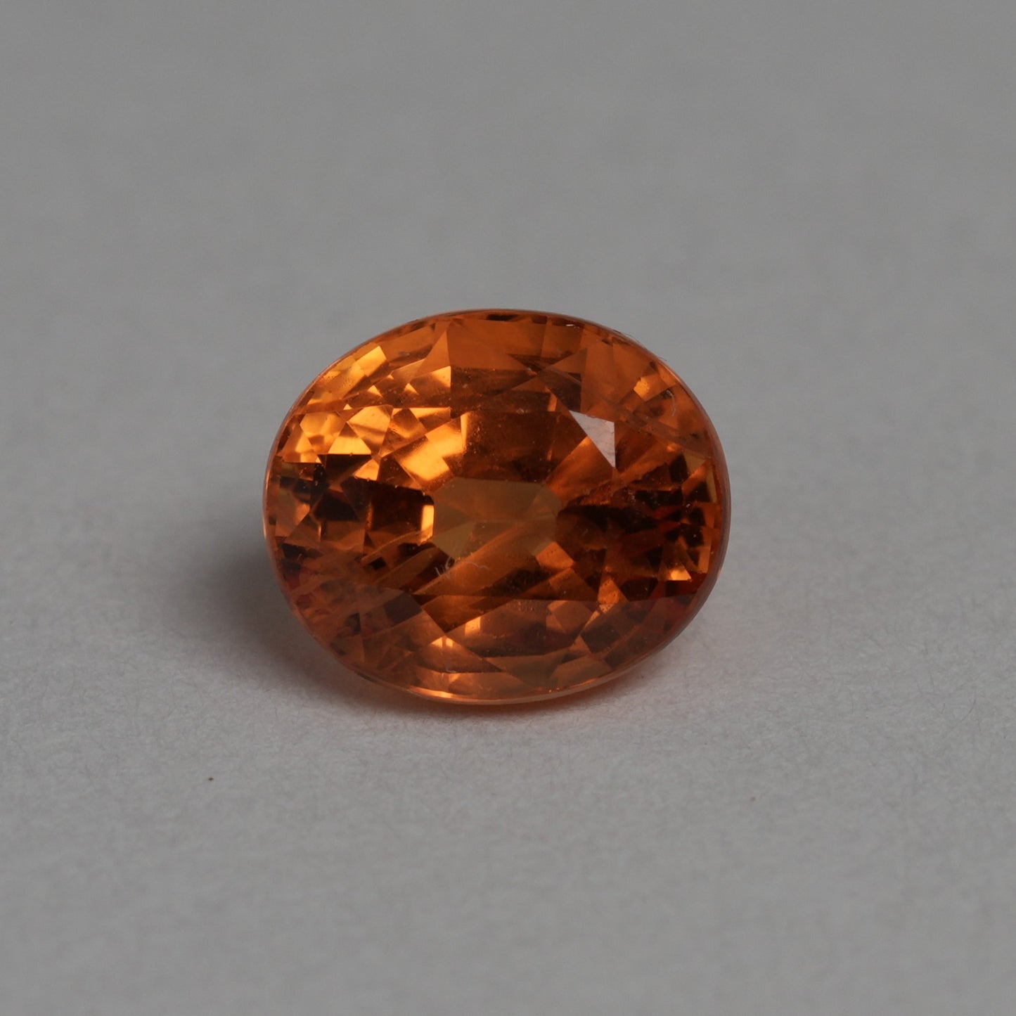 Sapphire Orange Diamond Halo