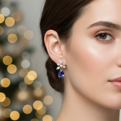 Drop Tanzanite Earring