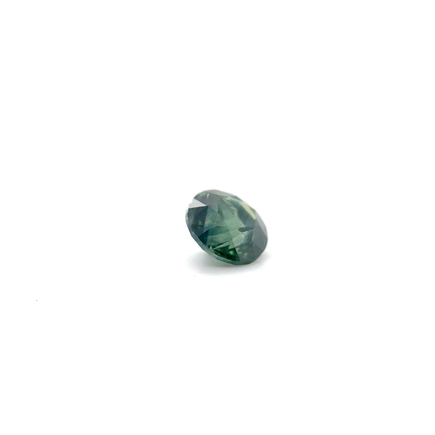 Green Montana Sapphire - Round 0.95 CT