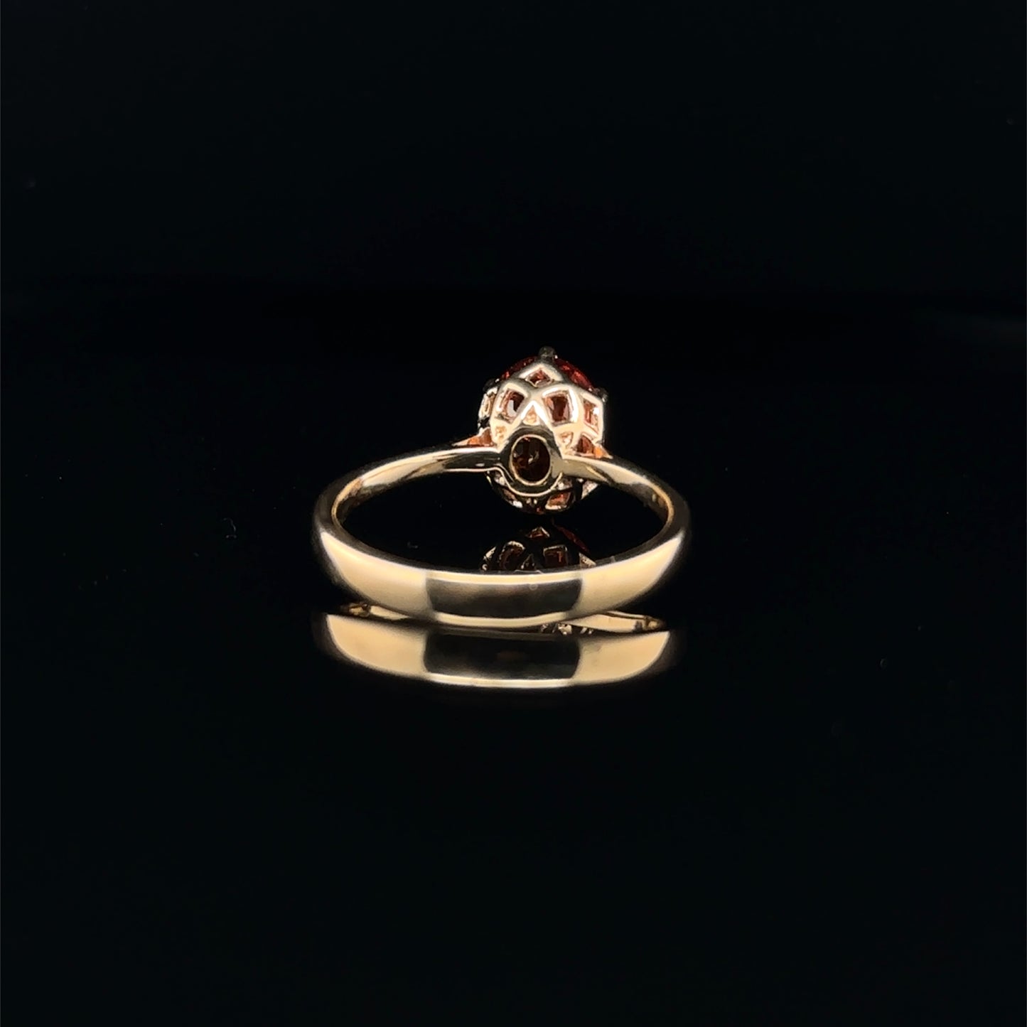 Radiant Tangerine Garnet Ring