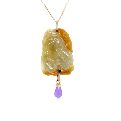 YELLOW JADE PENDANT