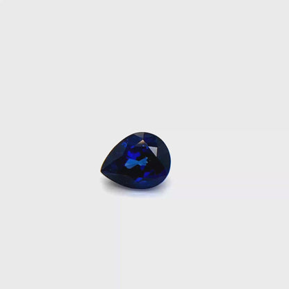 Pear Mixed Cut natural Sapphire 2.05ctw.