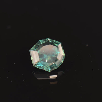 MONTANA SAPPHIRE 2.40 CT IRREGULAR STEP CUT