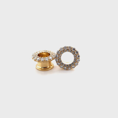 LUXURY DIAMOND PLUGS GAUGES